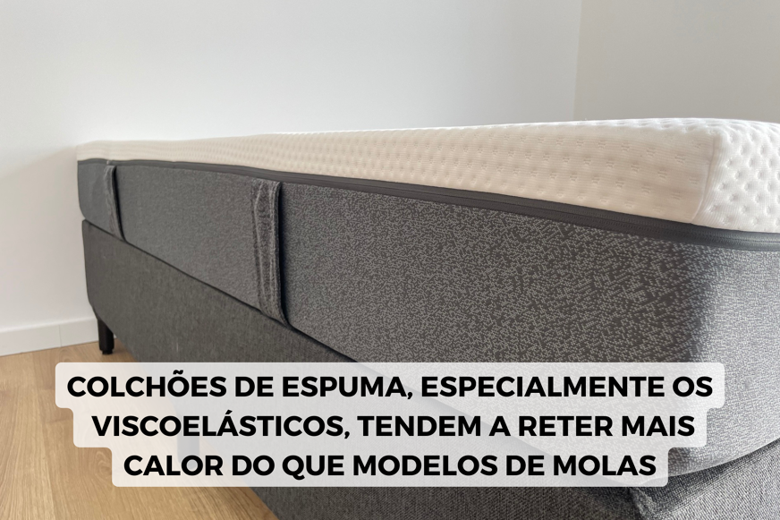 Emma original espuma visco é mais quente